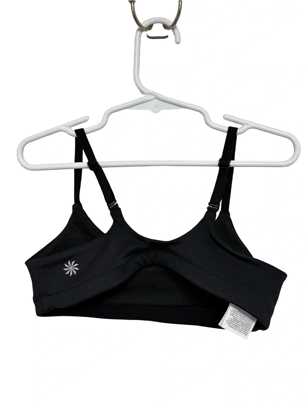 Athleta Girl Just Right Adjustable Bra in Black - Size S (7)